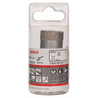 Bosch Diamond Dry Drill Dry Speed Best Ceramic 25x35mm