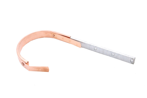 LEH CU umm. Rinnenhaken halbrund 33-25/7mm Münchner Ausführung