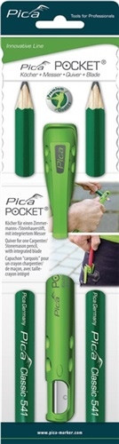 Pica POCKET Set bestehend aus: 1xPocket u. 1xSteinhauerstift gespitzt