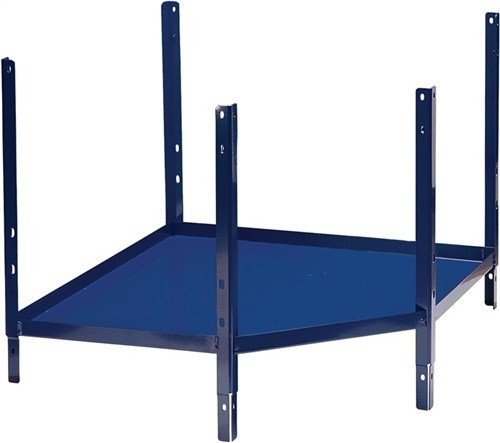 Część półki narożnej LOGS 231 niebieska RAL 5022 H520xW540xG390mm LOGS