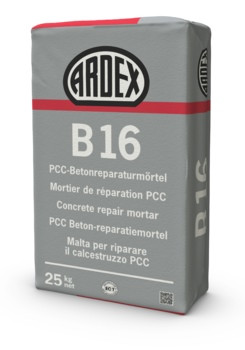 ARDEX B 16 Beton-Reparaturmörtel 25kg mit Korrosionsschutz