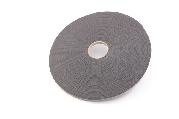 TN126 Elastozellband black 9x3mm 20m one-sided adhesive liner tape