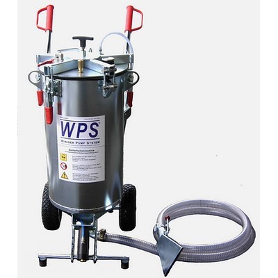 WPS-Mörtelpumpe Typ 350-620 mit 3.2m Druckschlauch und Breitschlitzdüse