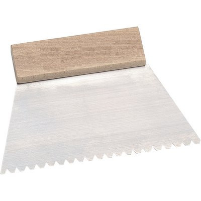 Triuso Klebespachtel gezahnt 180mm 2x3mm Trapezverzahnung
