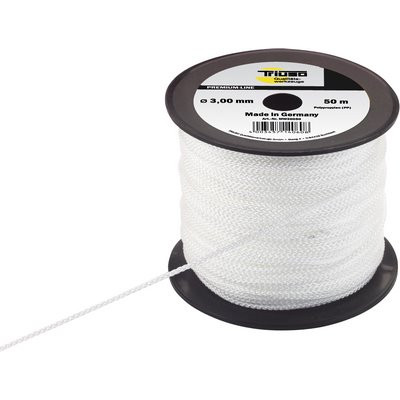 Triuso Fliesenlegerschnur weiß 3.0mm 50m Polypropylen