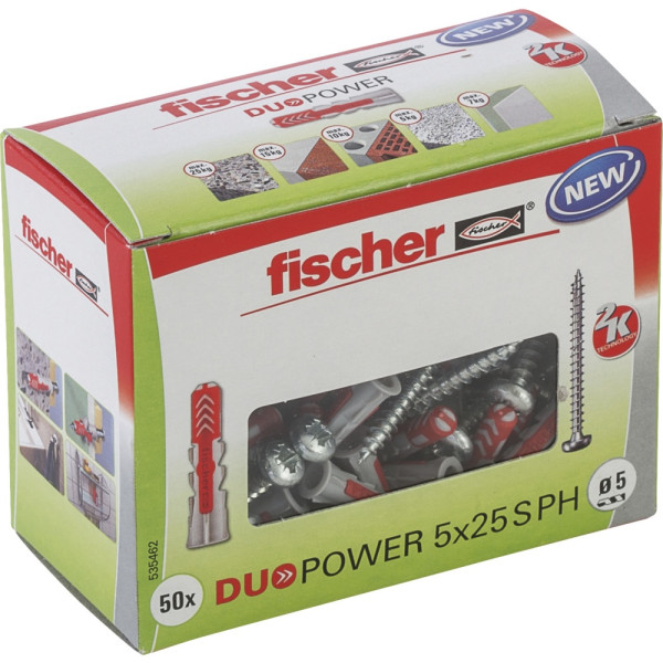 Fischer DUOPOWER 5x25 S PH LD VE=50