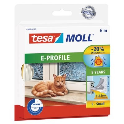 Tesa Mmoll Dauerdicht 6m weiß 05463-00120