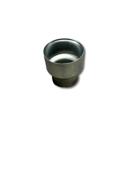 Edelstahl Grundplatte 60 x 30mm mit Mutter M10 gerade