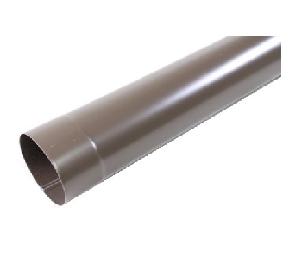 PREFA Ablaufrohr 0.7mm 3mtr D 100mm 3000mm braun