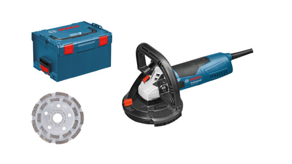 Bosch Betonschleifer GBR 15 CAG mit Zubehör-Set in L-BOXX