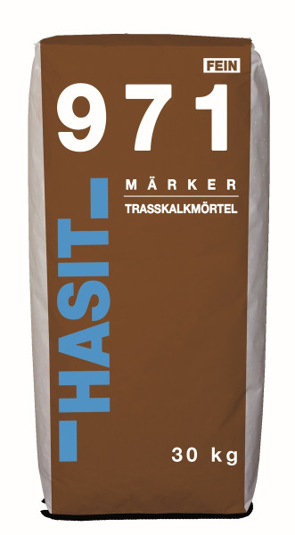 HASIT 971 MÄRKER Trasskalkmörtel 2mm 30kg Sack