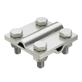 Kreuzverbinder rd/rd o. Zwischenplatte Typ KVG 11 V4A