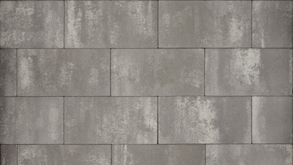 Pflaster La Tierra Läuferverband 8cm grau/anthrazit-nuanciert. betonglatt