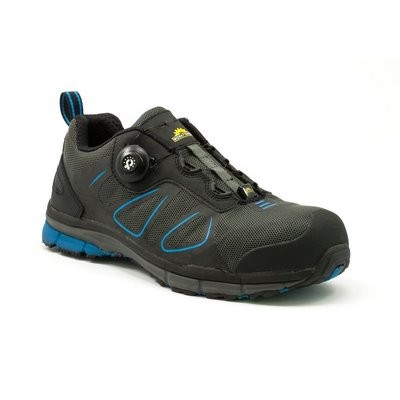Rualtex Sicherheitshalbschuh S1P Frederick grau/blau - Gr. 45