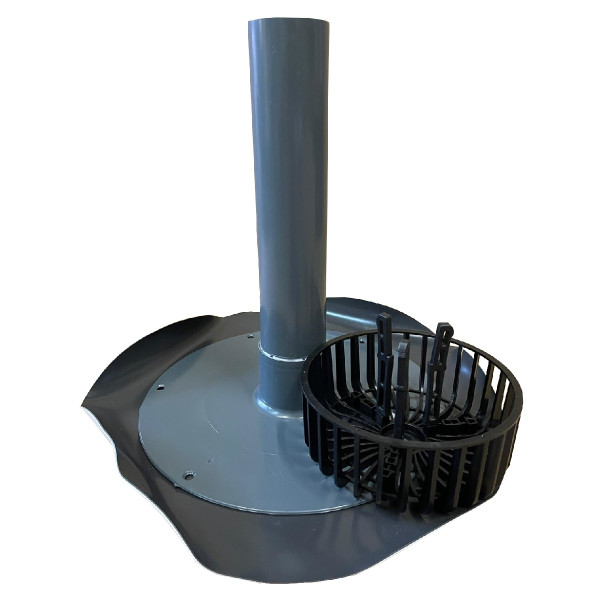 Fleck Flachdach-Ablauf DN 70 m. Kiesfang inkl. Thermofol D Nr. 9 - 4300007009