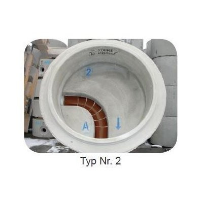 Schachtunterteil Typ 2 DIN 4034/1 SU-M 1000x650mm Gerinne DN150 KG