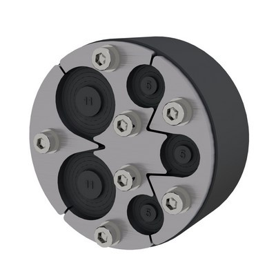 Hauff SKD SG b40 A2/EPDM Standard-Kabelabdichtung f. Schwanenhals
