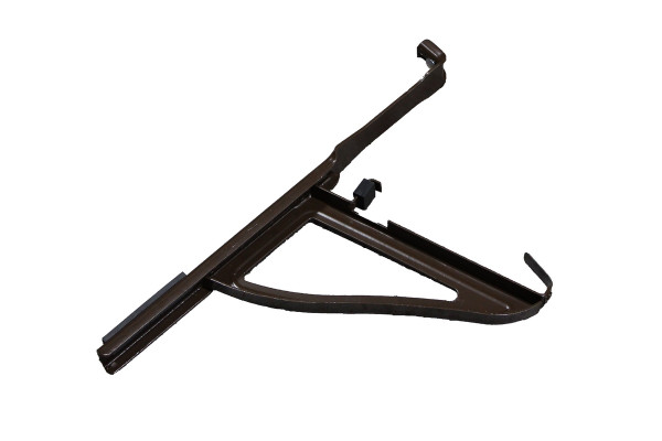 LEH PB Uni-Schneefangstütze "Easy" f. Dachziegel/-steine dunkelbraun