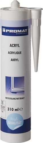 Acrylic 310 ml white cartridge chemicals
