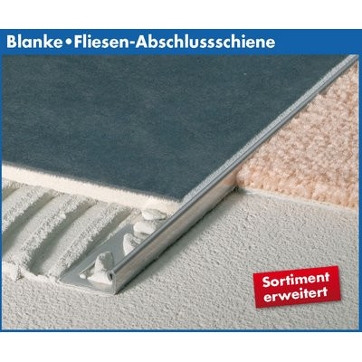 Blanke FAS Edelstahl 6mmx2.5m Abschlussschiene - 300-280-06025