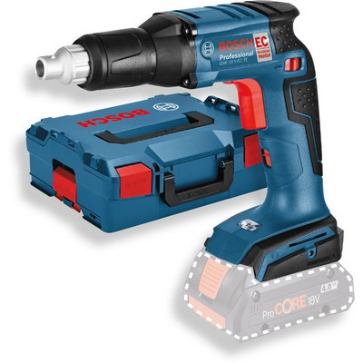 Bosch Akku-Trockenbauschrauber GSR 18V-EC TE o. Akku in L-Boxx