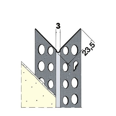 Maisch Kantenprofil Trockenbau 1mm 2.5m 09079 250,0