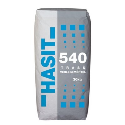 Hasit 540 Trass-Verlegemörtel 30kg Verbr: 16.5kg/qm/cm 4mm