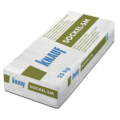 Knauf Sockel-SM 25kg Klebe- Armier- und Renoviermörtel