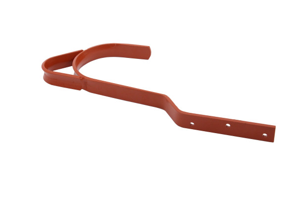 LEH PB Sicherheits-Dachhaken TypA ziegelrot f. Pfanne 45mm gekröpft