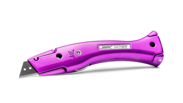 Delphin®-03 Style Edition Candy Violett Universalmesser inkl. Kunststoffköcher