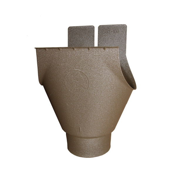 PREFA gutter boiler 33/100 P.10 brown