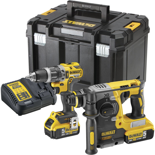 SBD Dewalt Akku Kombopack DCK207P2T-QW Bohrhammer + Akkuschrauber