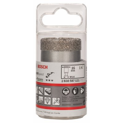 Bosch Diamanttrockenbohrer Dry Speed Best Keramik 35x35mm
