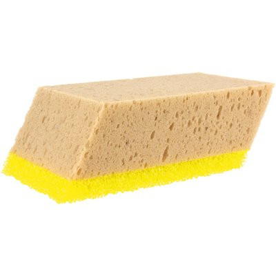 Triuso combination sponge 2 layers 200x95x65mm slanted 50x15mm