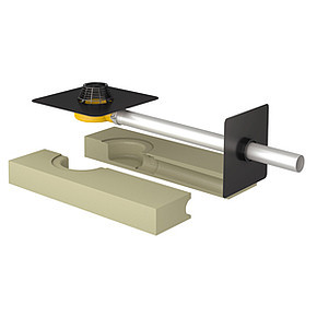 SitaIndra main development set angled 70 bitumen stainless steel safety switch vapor barrier plate.