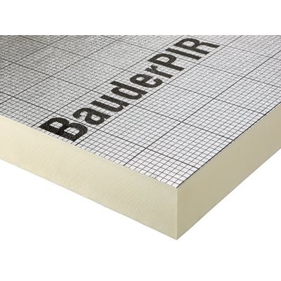 BauderPIR FA-TE 1200x600x30mm WLS 023 beids.alukaschiert o.SF B2
