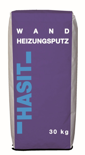 Hasit wall heating plaster 0-1.0mm 30kg gypsum-lime plaster with fireclay additive
