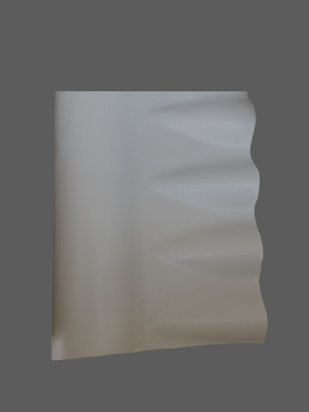 Cembrit 2-teilige Wellfirsthaube P8 1020x320 pastellgrau