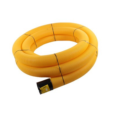 FF-Dränrohr DN 100 gelocht 10m Drainageschlauch Gelb