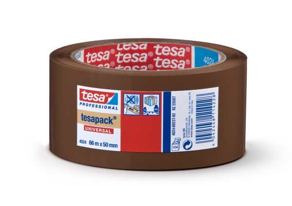 tesa® Professional 4024 Packband 66mx50mm Universal PP chamois