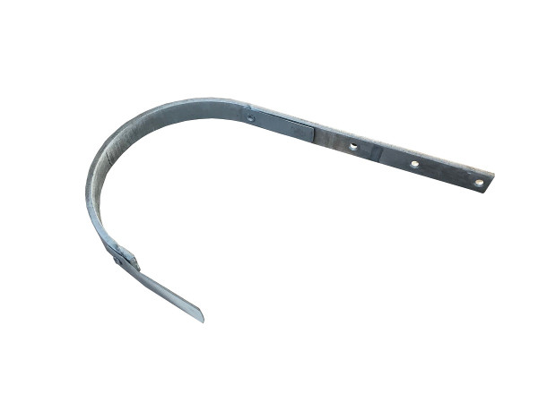 LEH VZ Rinnenhaken halbrund 40-25/6mm kurzer Zuschnitt