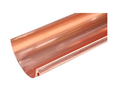 Kupfer Rinne 33 0.6mm große Wulst Länge 5.00m