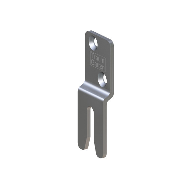 Element holder set (6 pieces) for concealed fence mounting