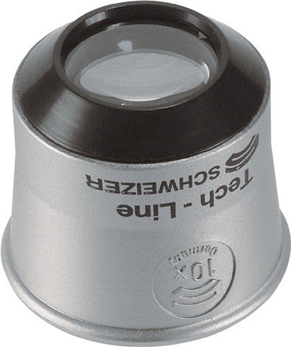 Watchmaker's loupe Tech-Line Magnification 15x Lens D.16.3mm Swiss