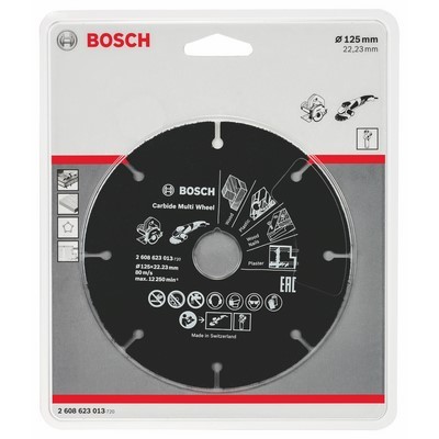 Tarcza tnąca Bosch Carbide Multiwheel z węglika Ø125 mm