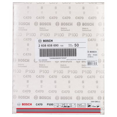Bosch Papierschleifblatt C470 230x280mm K100
