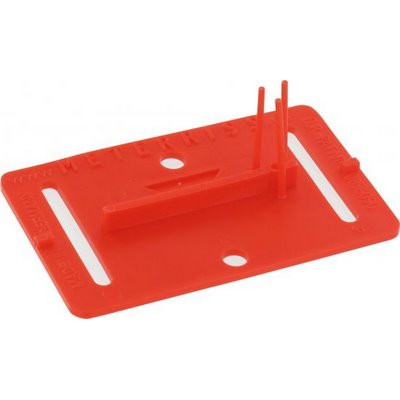 Triuso Meterriss-Plakette rot mit Pinsel