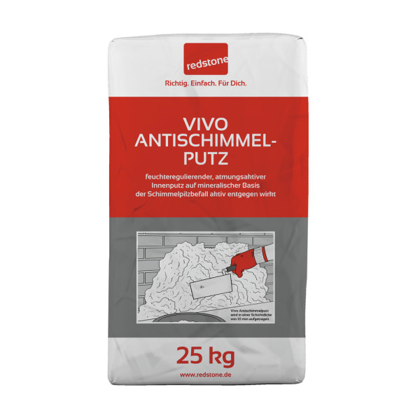 redstone Vivo Antischimmelputz 25 kg Sack