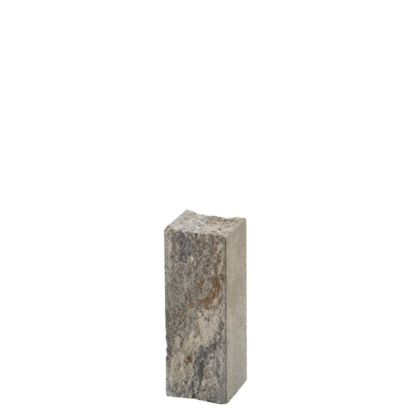 End palisade Via Leano 15x14x40cm shell limestone nuance. used shot blasted