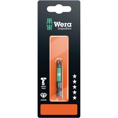 Bity udarowe Wera 867/4 IMP DC SB 1x TX 30x50mm 1/4" sześciokątne